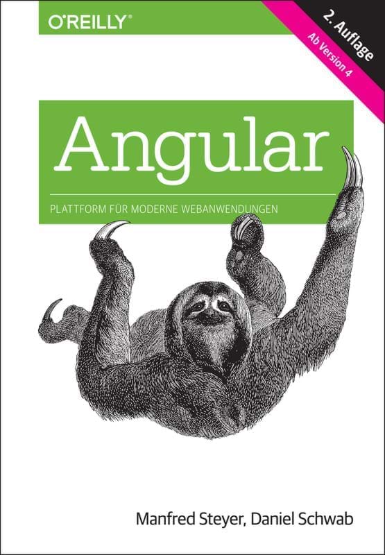 Buchcover Angular - Das Praxisbuch zu Grundlagen und Best Practices (O'Reilly Media, 2017)