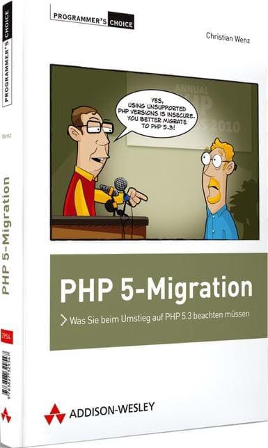 Buchcover PHP 5-Migration (Addison-Wesley, 2010)