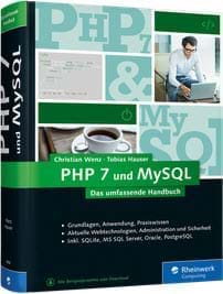 Buchcover PHP 7 und MySQL: Von den Grundlagen bis zur professionellen Programmierung (Rheinwerk (Galileo Computing), 2016)