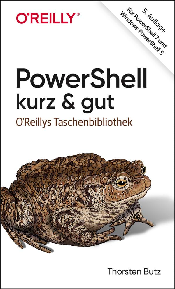 Buchcover PowerShell – kurz & gut (O'Reilly Media, 2021)
