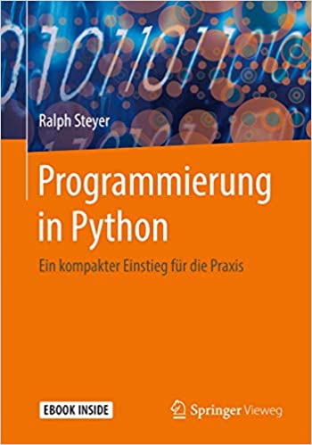 Buchcover Programmierung in Python (Springer Vieweg, 2018)