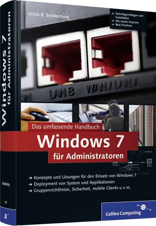 Buchcover Windows 7 für Administratoren (Rheinwerk (Galileo Computing), 2009)