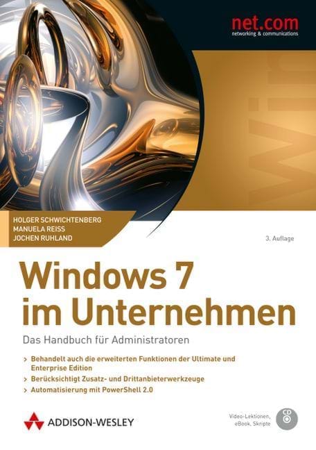 Buchcover Windows 7 im Unternehmen (Addison-Wesley, 2010)