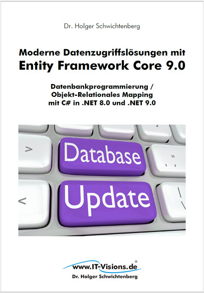 Buchcover Moderne Datenzugriffslösungen mit Entity Framework Core 9.0 (PDF-E-Book) (Buchversion 13.5) PDF                                               