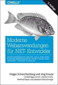 Buchcover Moderne Webanwendungen für .NET-Entwickler mit ASP.NET, ASP.NET Core, JavaScript und TypeScript (3. Auflage)