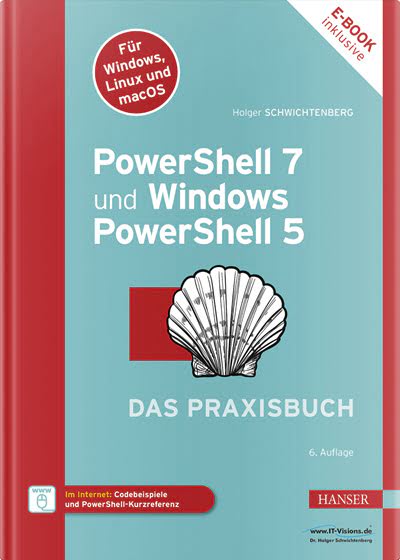 Buchcover PowerShell 7 und Windows PowerShell 5 – das Praxishandbuch